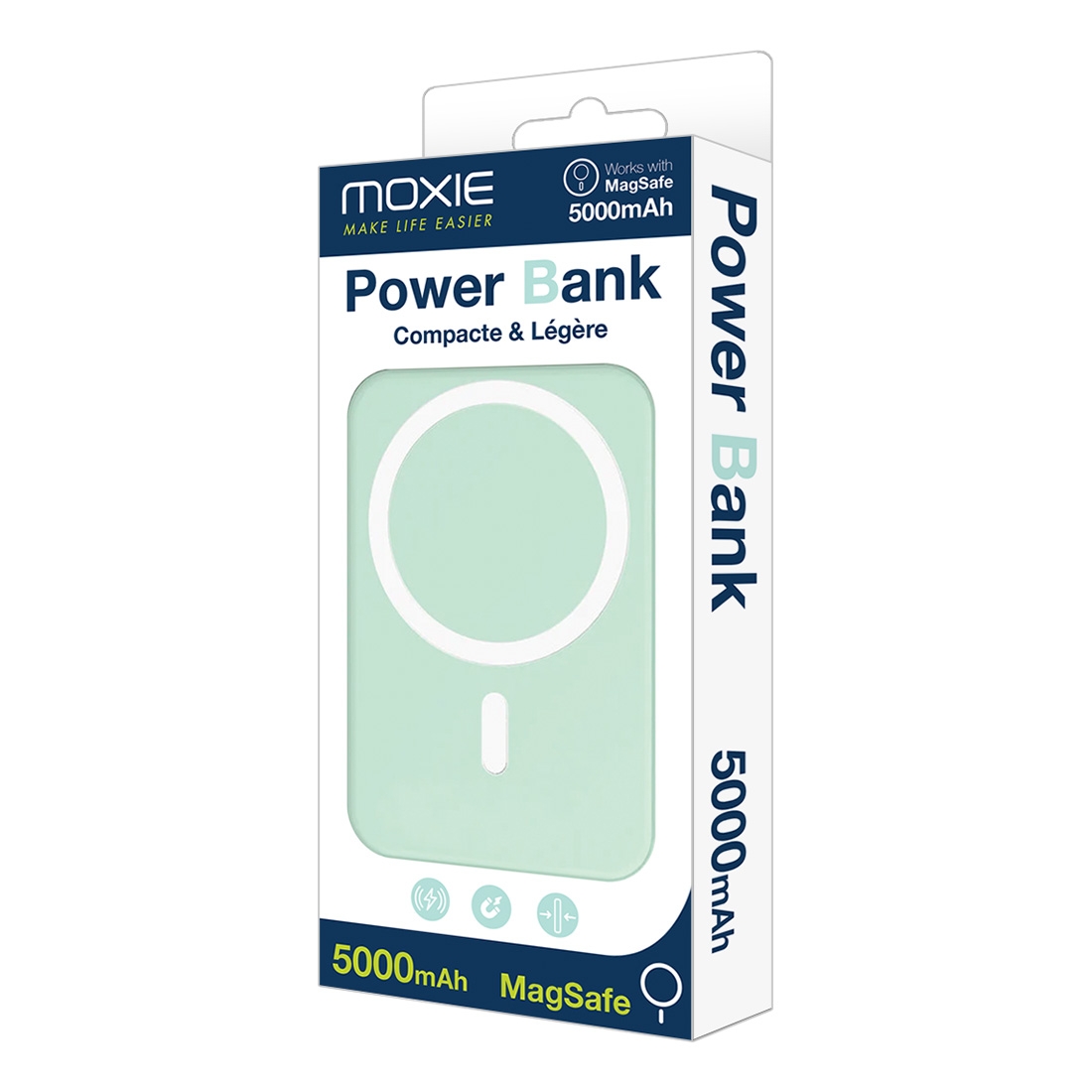 Batterie de secours MagSafe 5000mah charge rapide - Vert