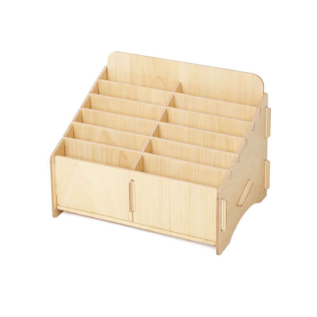 Display en bois pour coques et housses 12 cavités