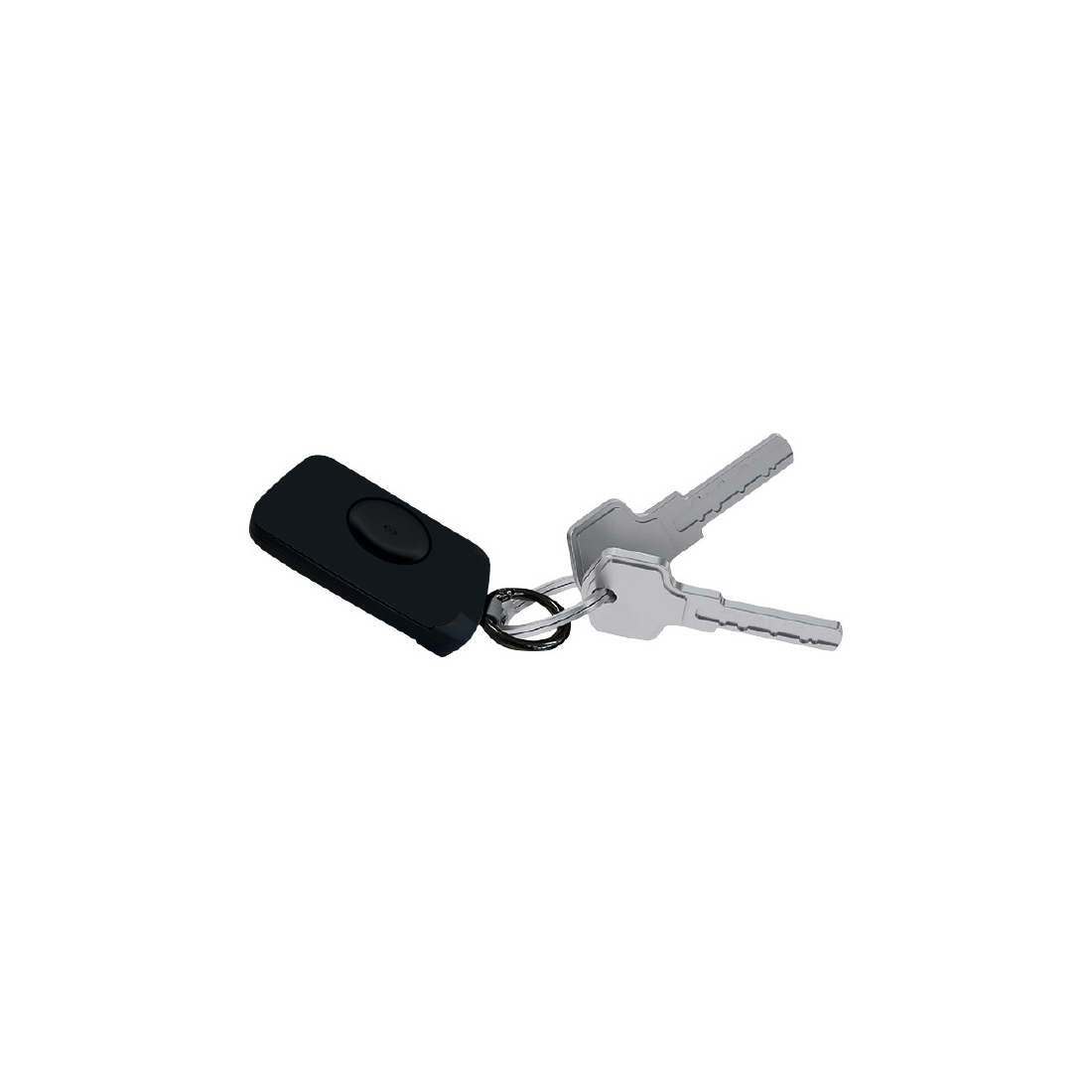 Powerbank porte-clés 2000 mAh Lightning, Type-C et module Apple Watch - Noir