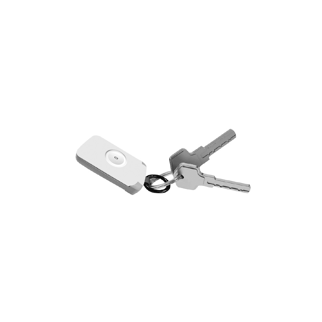 Powerbank porte-clés 2000 mAh Lightning, Type-C et module Apple Watch - Blanc