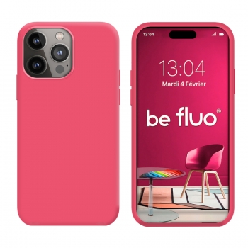 Coque Silicone Moxie BeFluo iPhone 15 Pro Max - Fruit du dragon