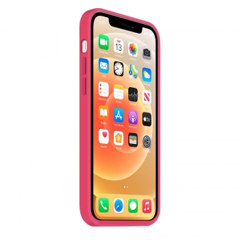 Coque Silicone Moxie BeFluo Fine et Légère pour iPhone 17 Pro Max, Intérieur Microfibre - Fruit du dragon