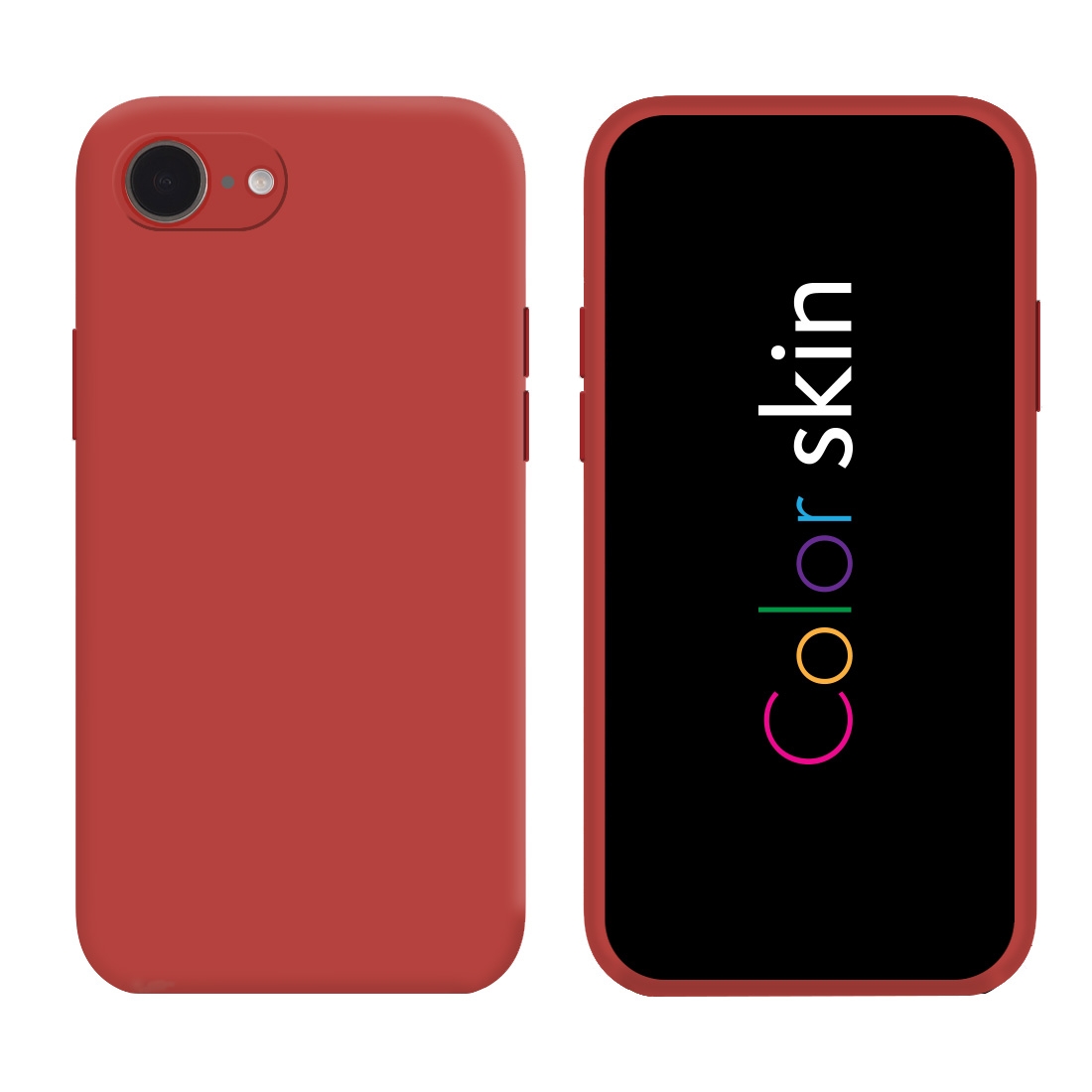 Coque premium Color Skin pour  iPhone 17e - bordeau