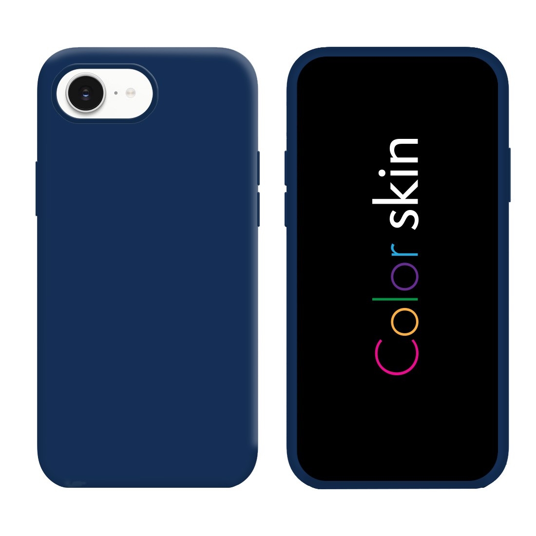 Coque premium Color Skin pour iPhone 17e couleur Bleu fonçé