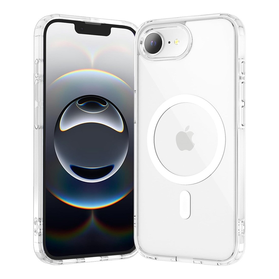 Coque transparente renforcée compatible Magsafe pour iPhone 17e