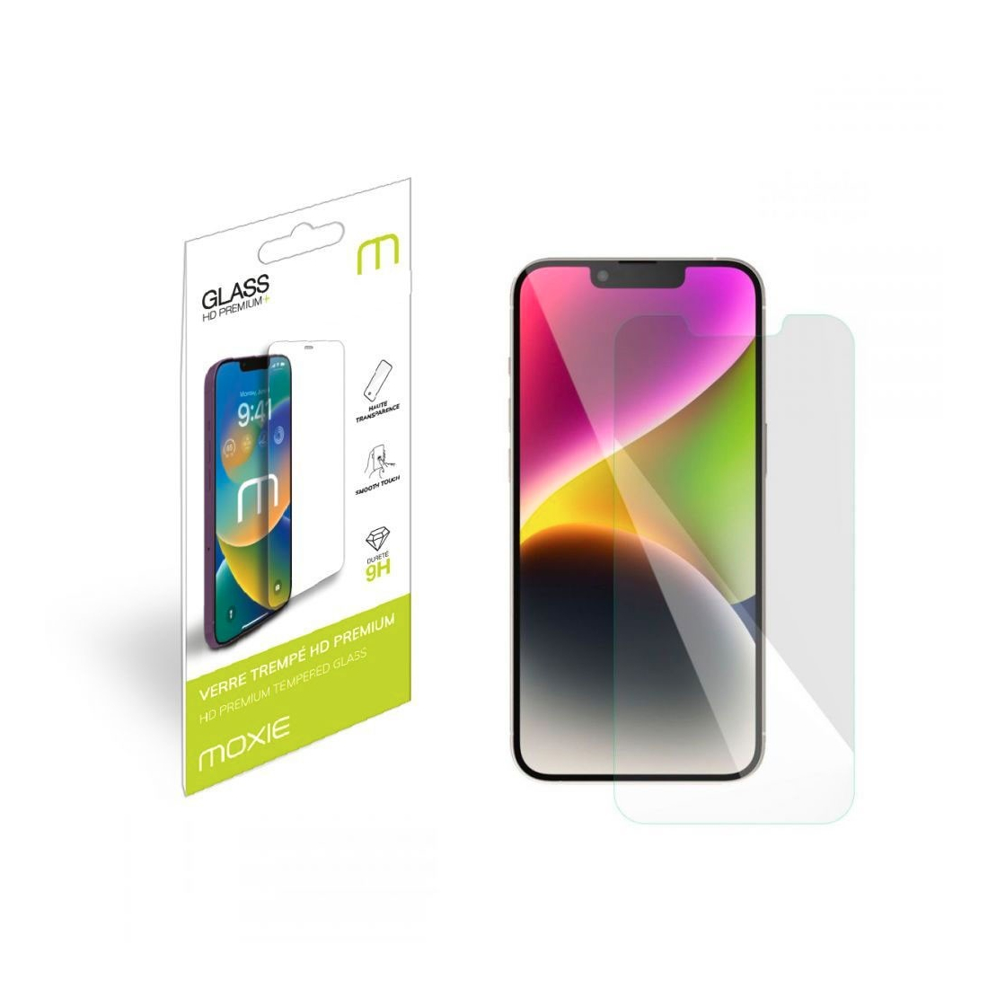 Pack Moxie 1 Housse TPU transparente + 1 verre trempé 2.5D Apple iPhone 17e