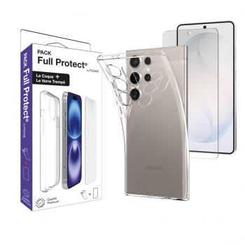 Pack 1 coque tpu transparente + 1 verre trempé 2.5D Samsung galaxy S26 Ultra