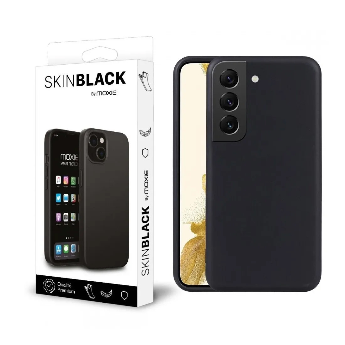 Coque de protection ultra fine noire pour Galaxy S26