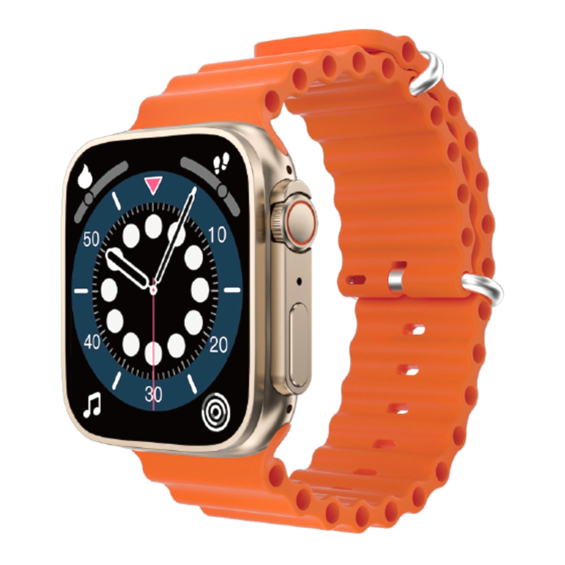 Montre tactile Bluetooth NR9534 IOS et Android 1.73" - Orange