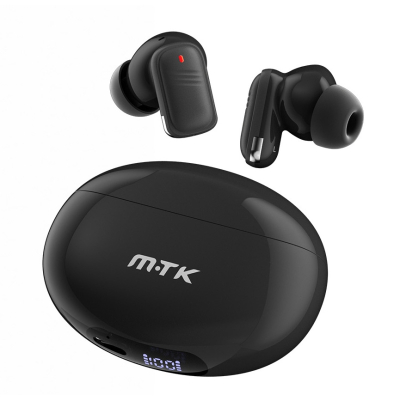Écouteurs Bluetooth 5.3 avec Réduction de Bruit - Noir