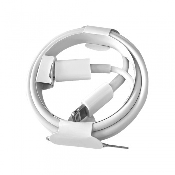 Cable Data Type-C    Lightning Blanc 1M pour iPhone + Pin Sim