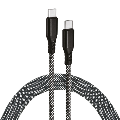 Câble data nylon tressé renforcé USB-C vers USB-C 1,2 m