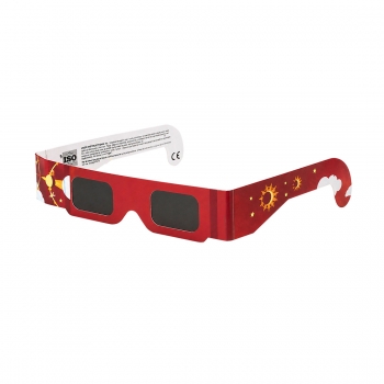 Paire de lunettes en carton pour eclipse 2026 - pour enfant