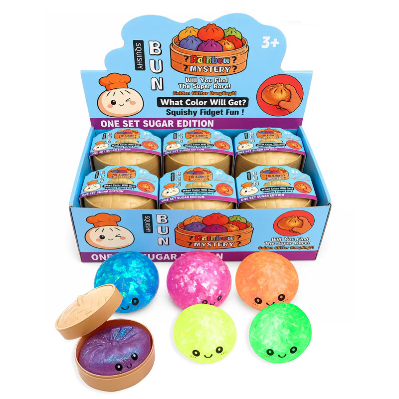 Presentoir de 12 Rainbow Squishy - Prix à l'unité
