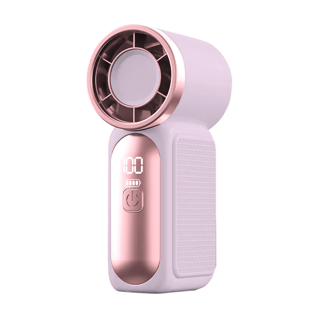 Mini Ventilateur rechargeable 1200 mah Pocket Fan à 6 vitesses - Violet
