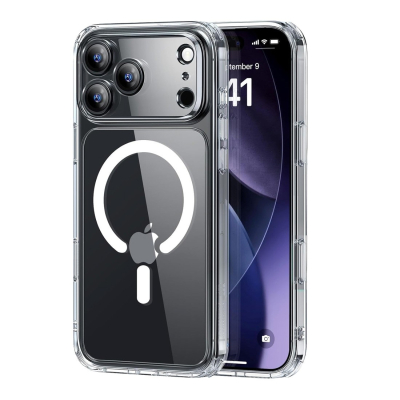 Coque Transparente Renforcée Compatible Magsafe pour iPhone 18 Pro Ma
