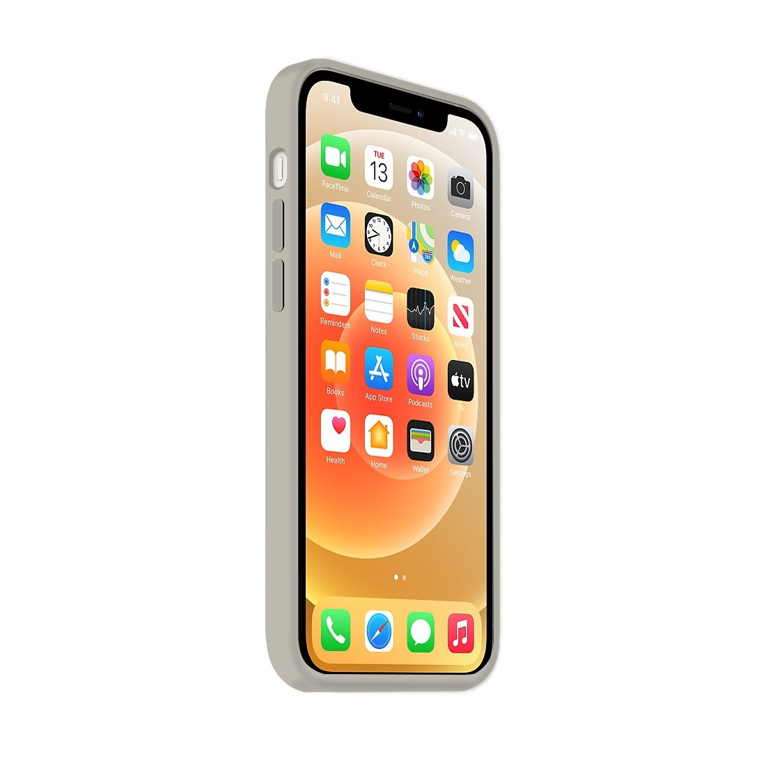Coque Silicone Moxie BeFluo pour iphone 18 - Gris nardo