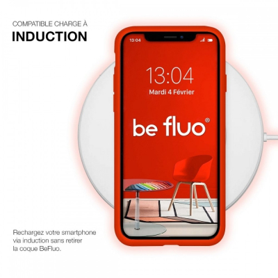 Coque Silicone Moxie BeFluo pour iPhone 18 Pro Max - Rouge