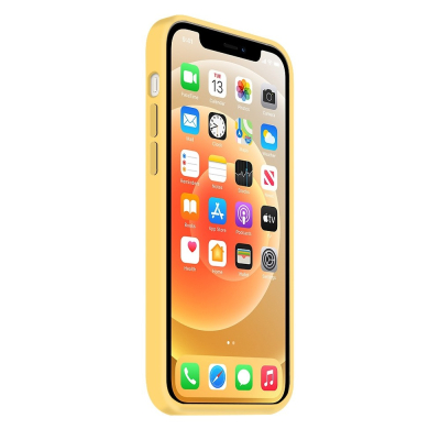 Coque Silicone Moxie BeFluo pour iPhone 18 Pro Max - Jaune