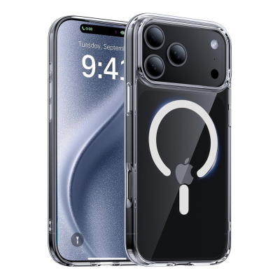 Coque Renforcée transparente iPhone 18 Pro avec magsafe couleur Blanc