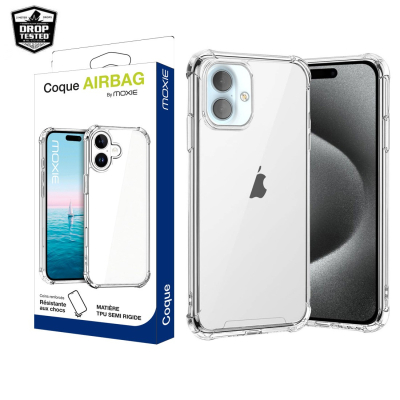 Coque Moxie TPU / PC Antichoc avec coins renforcés pour iphone 18