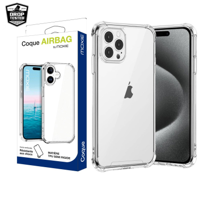 Coque Moxie TPU / PC Antichoc avec coins renforcés pour iPhone 18 Pro