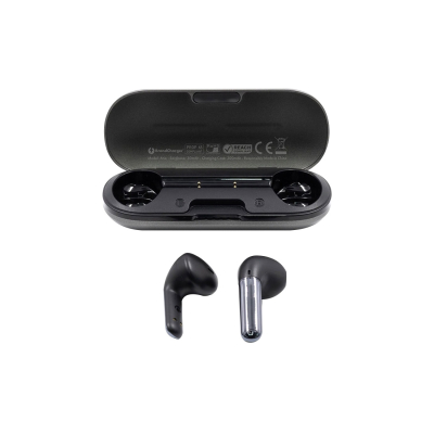 Oreillette bluetooth TWS premium avec boitier metal