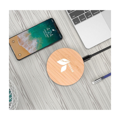 Chargeur à induction 10W en Bambou