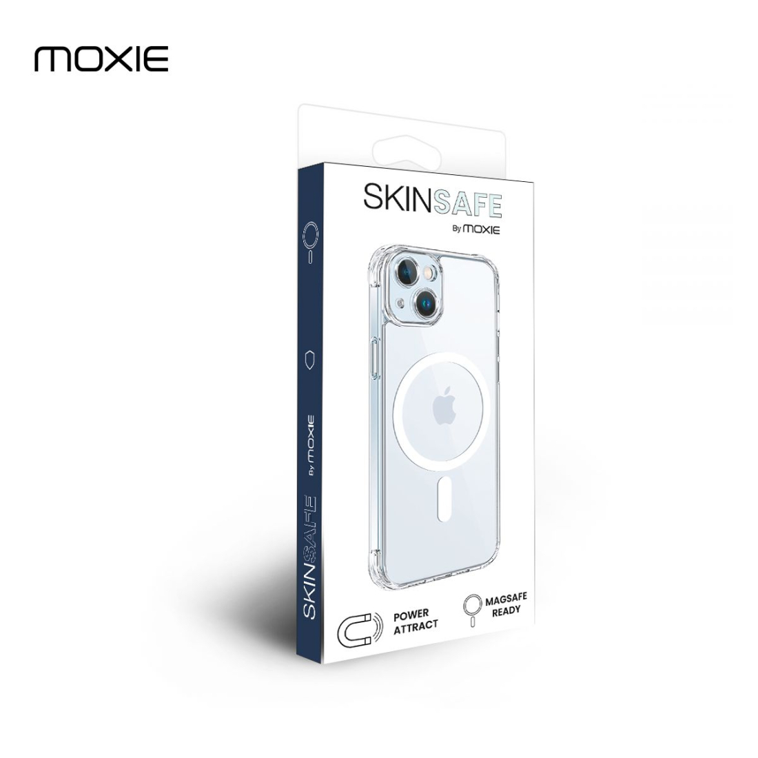 Coque SKINSAFE transparente renforcée compatible MagSafe pour iPhone