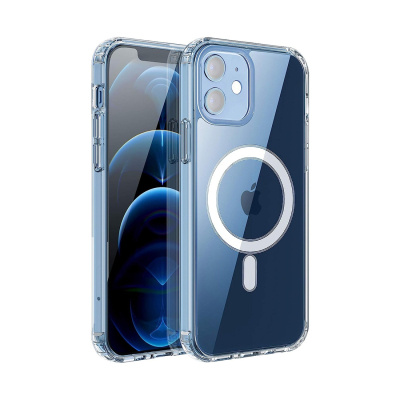 Coque SKINSAFE transparente renforcée compatible MagSafe pour iPhone