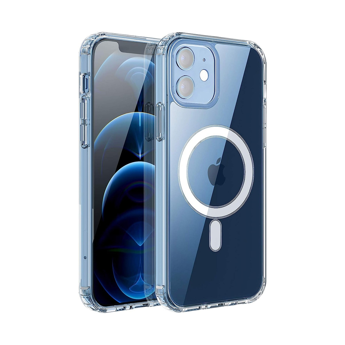 Coque SKINSAFE transparente renforcée compatible MagSafe pour iPhone