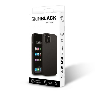 Coque SKINBLACK noire ultra fine en TPU pour iPhone