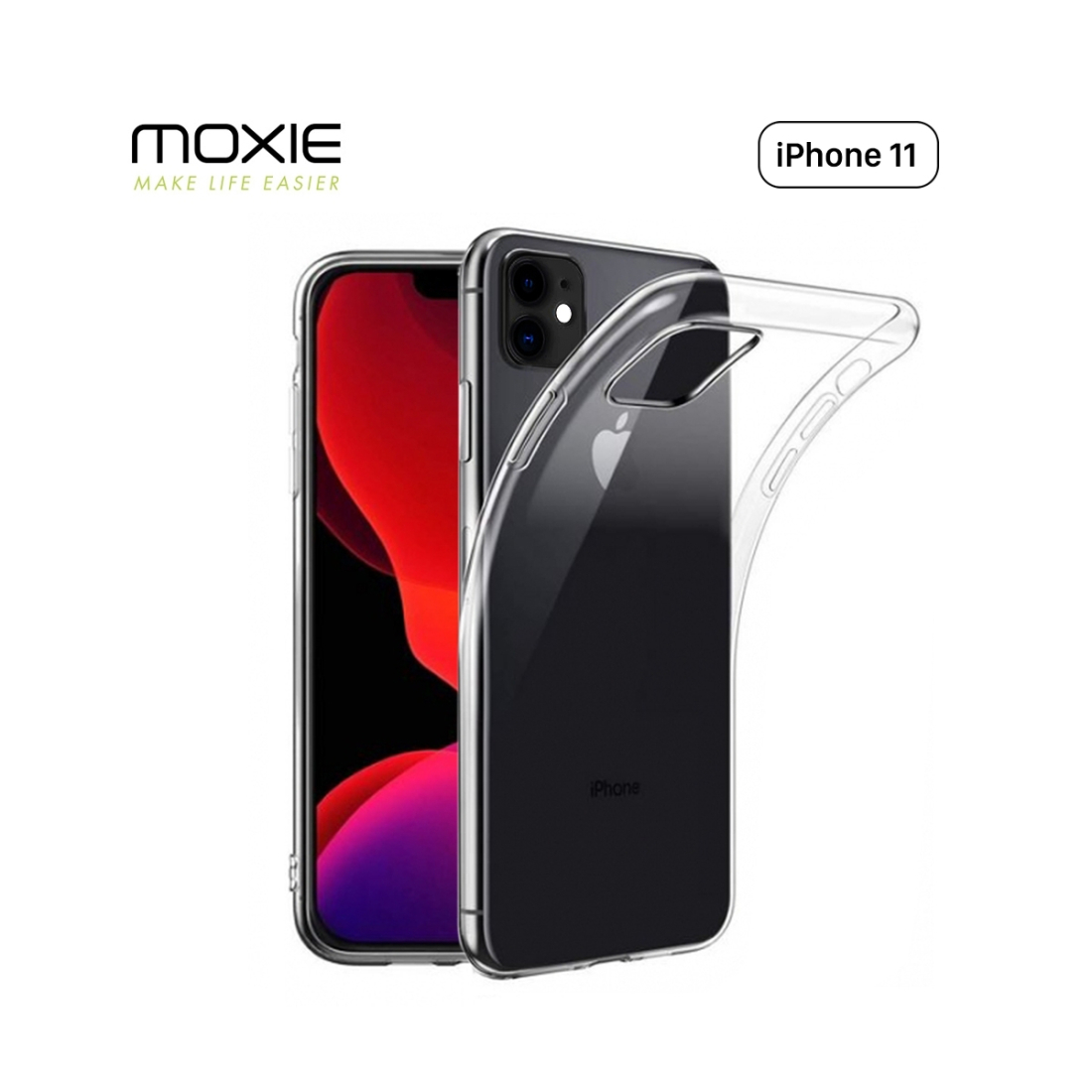 Coque SKINTRANS transparente ultra fine en TPU pour iPhone
