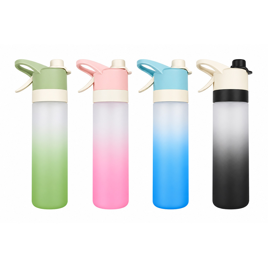BOUTEILLE BRUMISATEUR 2 EN 1 700ml - 3 couleurs