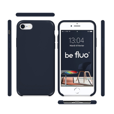 Moxie Coque iPhone 7/8/SE 2020 [BeFluo] Coque Silicone Fine et Légère pour iPhone 8, iPhone 7 et iPhone SE 2020, Intérieur Micro