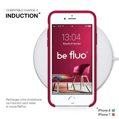 Moxie Coque iPhone 7/8/SE 2020 [BeFluo] Coque Silicone Fine et Légère pour iPhone 8, iPhone 7 et iPhone SE 2020, Intérieur Micro