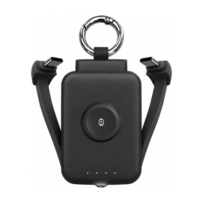 Powerbank porte-clés 2000 mAh Apple Watch - Noir | VOG IMPORT