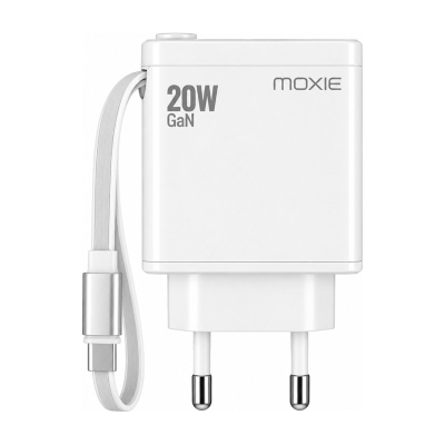 Chargeur secteur 20W câble USB-C rétractable | VOG IMPORT