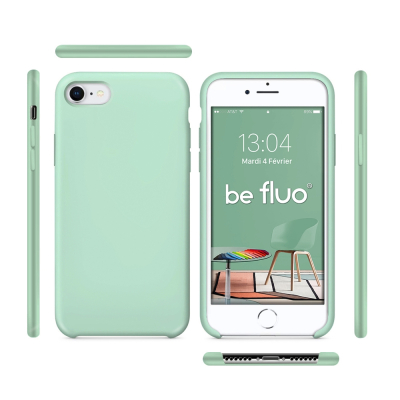 Moxie Coque iPhone 7/8/SE 2020 [BeFluo] Coque Silicone Fine et Légère pour iPhone 8, iPhone 7 et iPhone SE 2020, Intérieur Micro